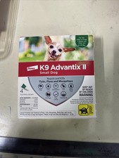 K9 Advantix II Flea Medicine Small Dog 4 Month Supply Pack K-9 4-10 lbs