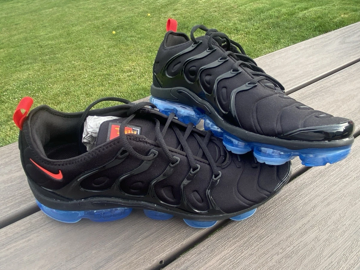 Nike Air VaporMax Plus Black Red for Sale | Authenticity