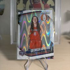 2025 Panini Prizm WNBA - Rookie Variation Georgia Amoore #140 White Seismic...