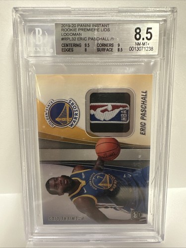2019 Panini Instant Rookie Premiere Logoman ERIC PASCHALL RC 1/1 BGS 8.5 *Read*