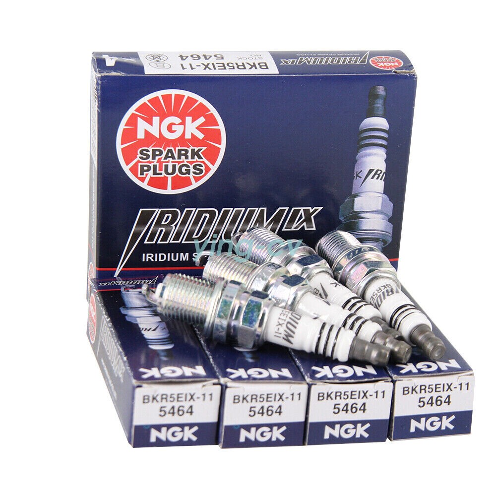 4Pcs BKR5EIX-11 Iridium Spark Plugs 5464 For GEO HYUNDAI KIA MAZDA NISSAN ISUZU