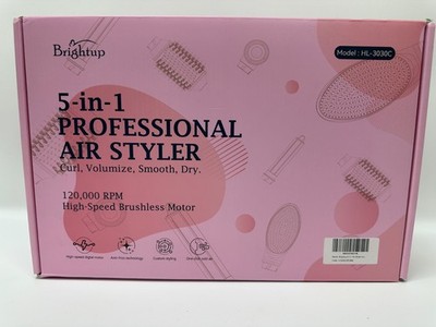Brightup 5 in 1 Air Styler, 1400W High Speed Hair Dryer Brush, Professional Auto