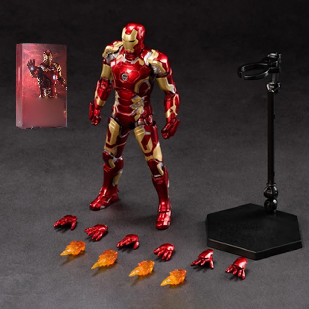 Zd Toys Iron Man Mark Xliii Mk43 Action Figure 7 Inch Marvel