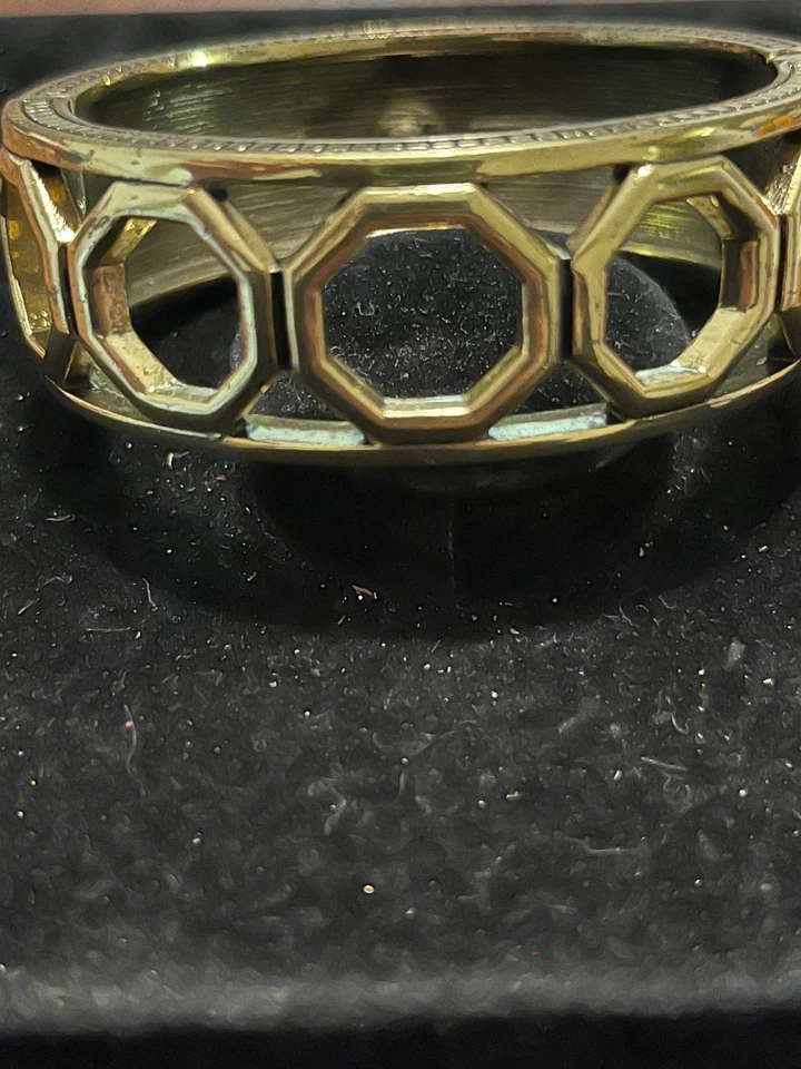 Bracelete articulado Heidi Daus camadas luxuosas 6,5" cristais turquesa e azul - Imagem 4 de 4