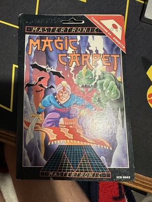 Magic Carpet Mastertronic- Commodore 64 5.25 Diskette - RARE CIB