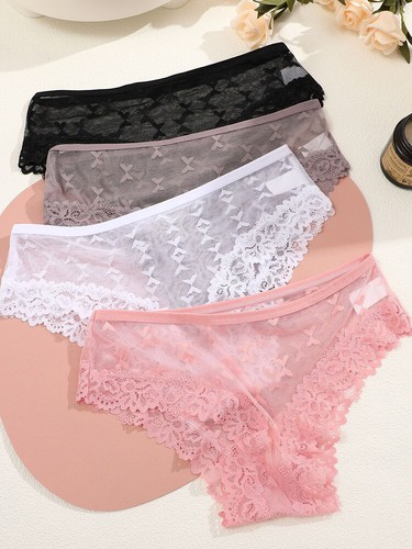 Damen Sexy Slips Unterwäsche Damen Schmetterling Spitze Höschen Nahtlos Slip 🎀 - Bild 16 von 20