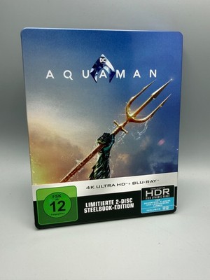 Aquaman 4K Ultra HD Blu-Ray 2 Disc Steelbook
