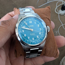 Oris Big Crown Automatic Blue Dial Stainless Steel Silver Box And Papers 2025