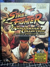 Street Fighter Anniversary Collection Official Fighters  Guide - BradyGames + CD