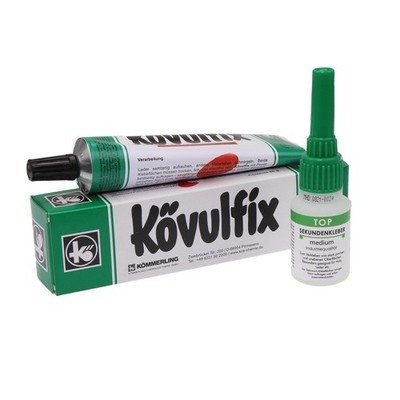 Schuhkleber extra stark & wasserfest   Kövulfix Sekundenkleber Bundle 60g + 20g