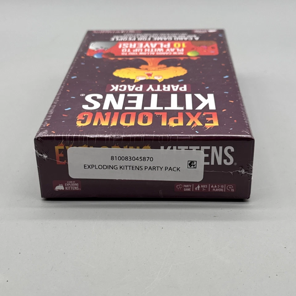 Exploding Kittens Party Pack Card Game New Cards 2023 NEW Sealed! - Image 2 of 3
