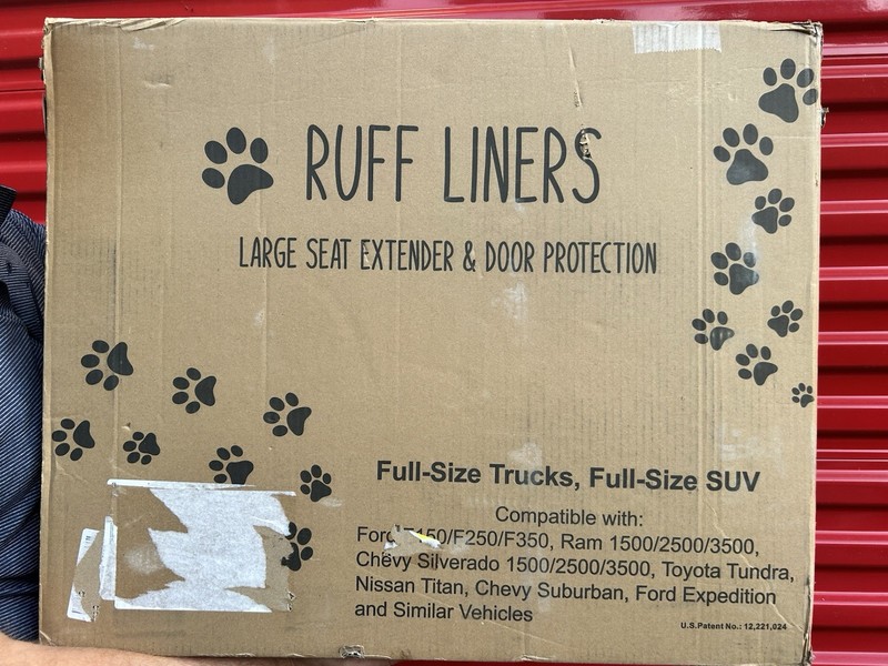 Ruff Liners Large Seat Extender & Door Protection Dog Seat Cover, Polyester