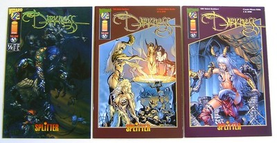 THE DARKNESS - 3 x 1/2 - lim. 500 x Ex. Comicbörse Köln Berlin 1997 SPLITTER