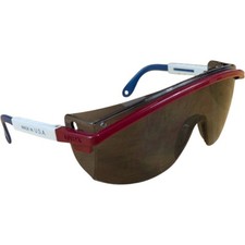 Patriot Safety Sunglasses UVEX Z87 Red White 80s Made USA Vintage Mechanic