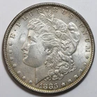 1883 $1 Morgan Silver Dollar Uncirculated - RAW - Toned / Great Luster