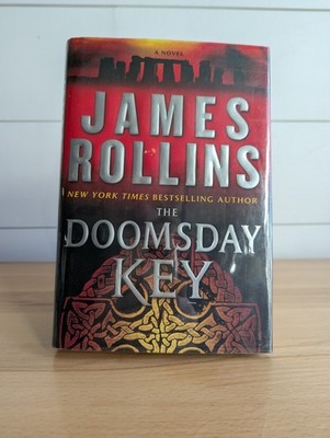 SIGNED 2009 1st ED. HB/DJ BOOK: ''THE DOOMSDAY KEY'' BY JAMES ROLLINS Inscribed
