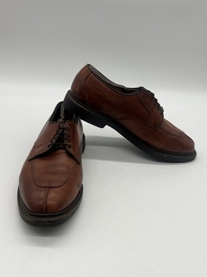 ALLEN EDMONDS Ashton Brown Leather Sz 13 A Mens Split‎ Toe Dress Shoes Allen Edmonds Brown Leather Split Toe Casual Oxfords Comfort  main image 2