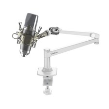 Smatree 2022 Edition Tabletop Microphone Stand With Shock Mount, With Mv7 Podca_