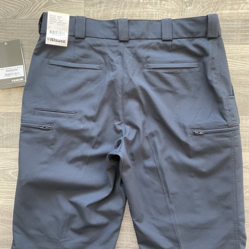 NWT Blauer FlexRS Covert Tactical Pants Men’s 38 Reg Unhemmed Navy Ripstop 8666 - Picture 13 of 16