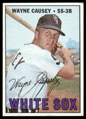 #ad #ad 1967 Topps #286 Wayne Causey VG EX $0.99