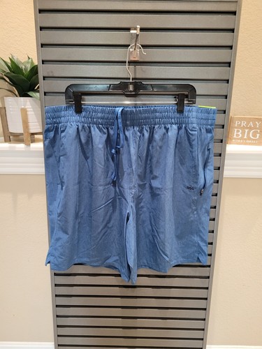 DSG WOVEN SHORT ATHLETIC FIT 8" TRAINING SZ 2XL IBIZA BLUE