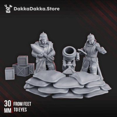 2nd Death Division Mortar Tea - Sci-Fi Wargaming Miniatures