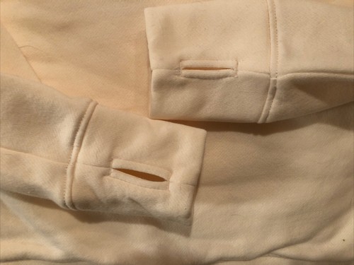 NWT Girl's Old Navy Cream Sherpa-Lined Hoodie with LOVE - Size S 6-7 - Picture 7 of 10