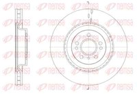 Remsa 2X Bremsscheibe Vorne Ø350Mm BelüFtet FüR Mercedes Gl-Klasse GLE X166
