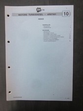 Alfa Romeo 145 - 146 1.9 TD Engine Overhaul Manual AR67501 Turbo Diesel