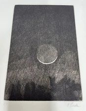 Elizabeth Peak Etching “Old Moon in New Moon’s Arms,” AP