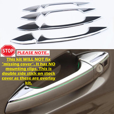 8pcs Chrome Silver Door Handle Overlay Covers Fit 12-19 W166 ML350 GLE350 ML63