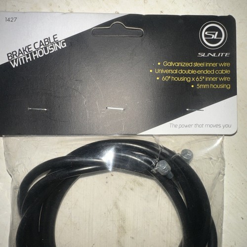 UNIVERSAL BICYCLE BRAKE CABLE WIRE W/HOUSING ROAD MOUNTAIN 65" WIRE 60" HOUSING - Picture 4 of 7