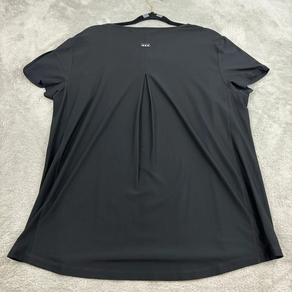 Camisa de golf Jamie Sadock para mujer XL negra elástica tenis pickleball atlética activa Foto 2 de 4