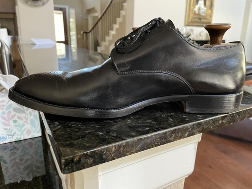 Scarpe uomo Oxford 11 D Romano Martegani in pelle nera - Foto 6 di 9