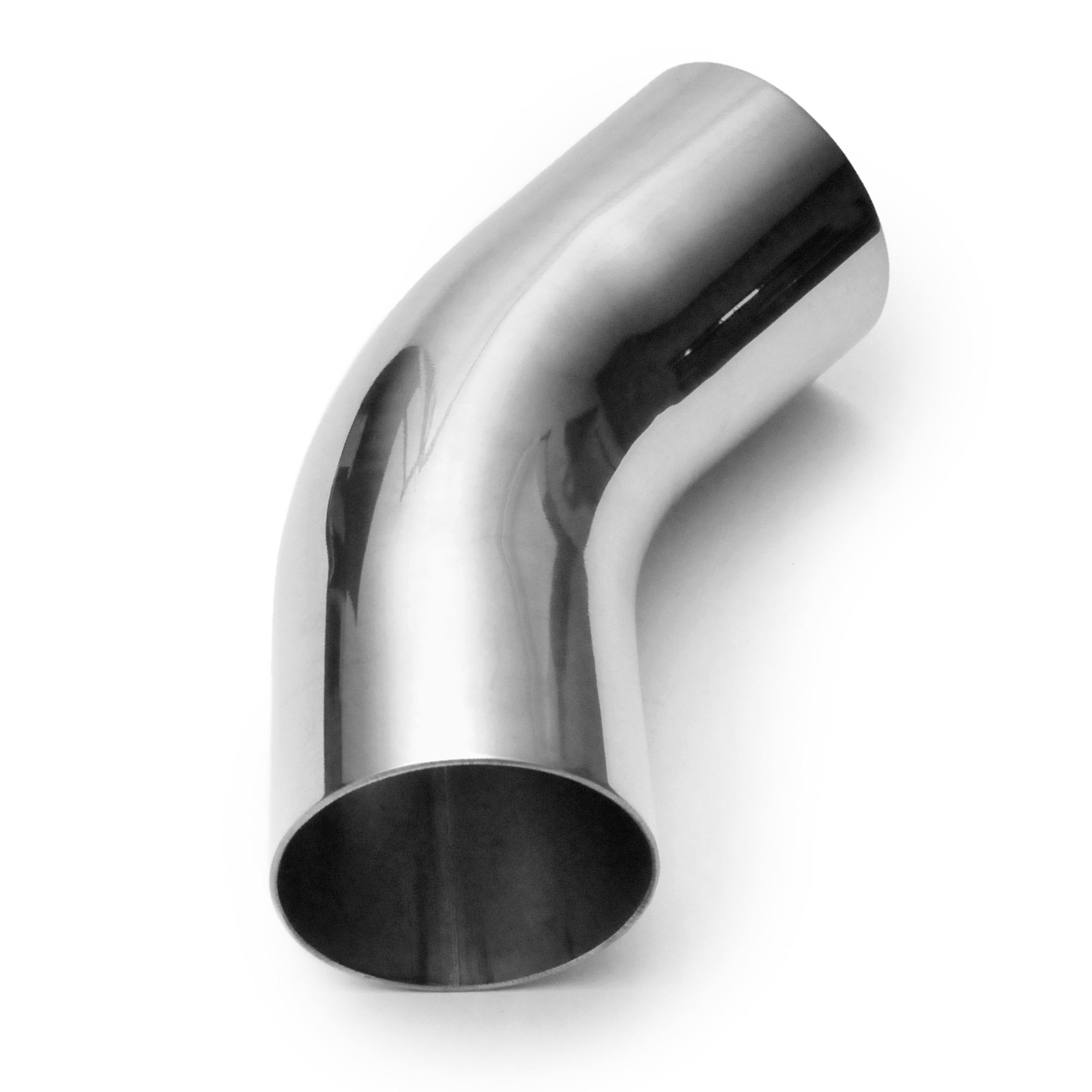 Krator 2.5" Elbow Exhaust Pipe 3.75" Radius 45° Mandrel Bend Stainless