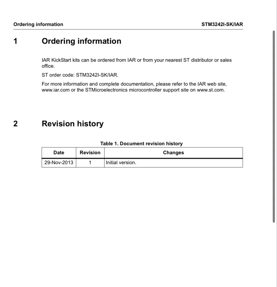 Стартовый комплект STM3242I-SK/IAR на основе микроконтроллера STM32F429IIT6U - Изображение 3 из 4