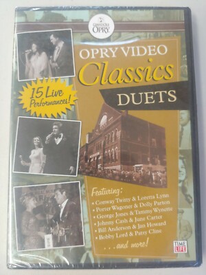 Opry Video Classics: Duets (DVD, 2007) Grand Ole Opry 15 historic recordings NEW