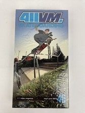 411VM Skateboarding Issue 46 - VHS Tape - May-June 2001 Cairo Foster Caswell NEW