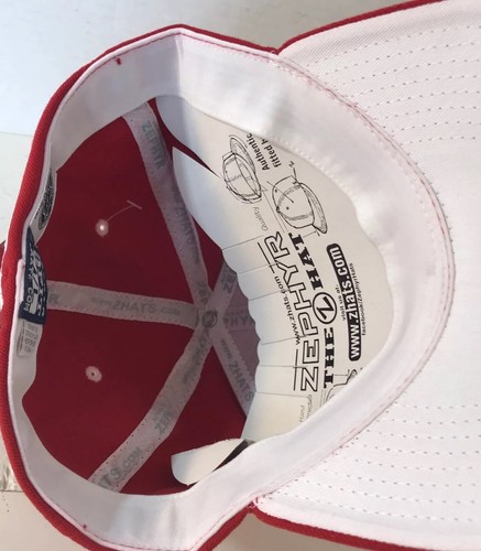 Authentic Zephyr Red Wings Hat Stretch Size M/L - Picture 9 of 14