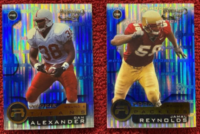 2001 Quantum Leaf #218 Dan Alexander & #245 Jamal Reynolds Rookies NICE (.0675)