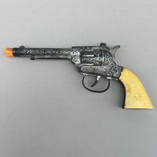 Vintage Halco Young Buffalo Bill Pistol Diecast Metal Toy Cap Gun    