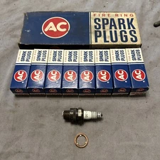 NOS AC FIRE RING SPARK PLUGS GC46 (LOT OF 8)