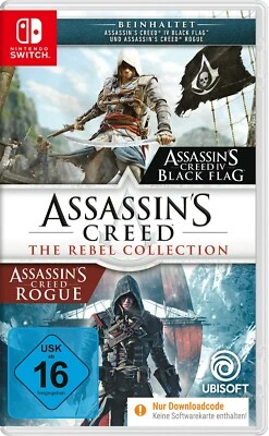 UBISOFT ENTERTAINMENT GMBH Assassin's Creed The Rebel Collection (Code in a Box) - Nintendo Switch NEU
