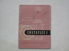 Zeiss Ikon Contaflex I instruction manual, US SELLER "LQQK"
