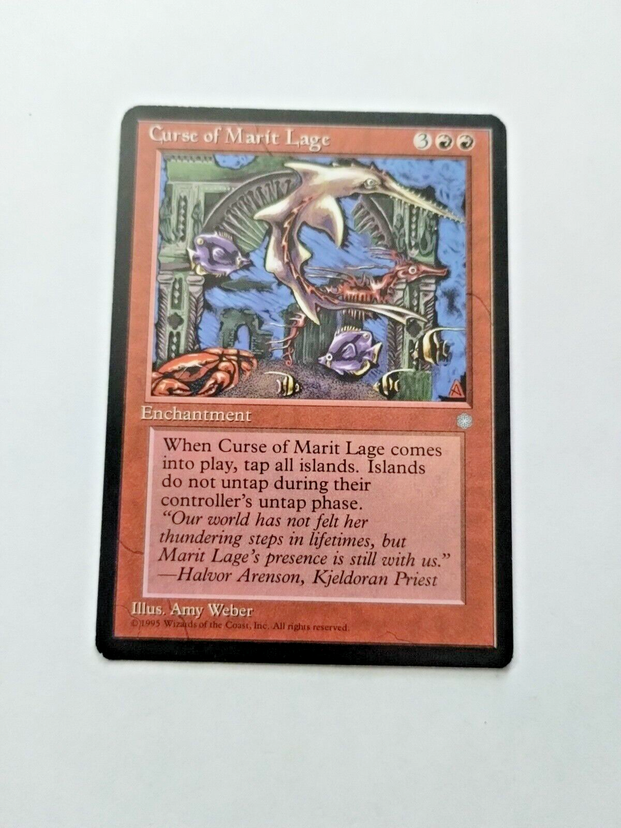 MTG Curse of Marit Lage Ice Age Regular Rare - Uncirculated | eBay