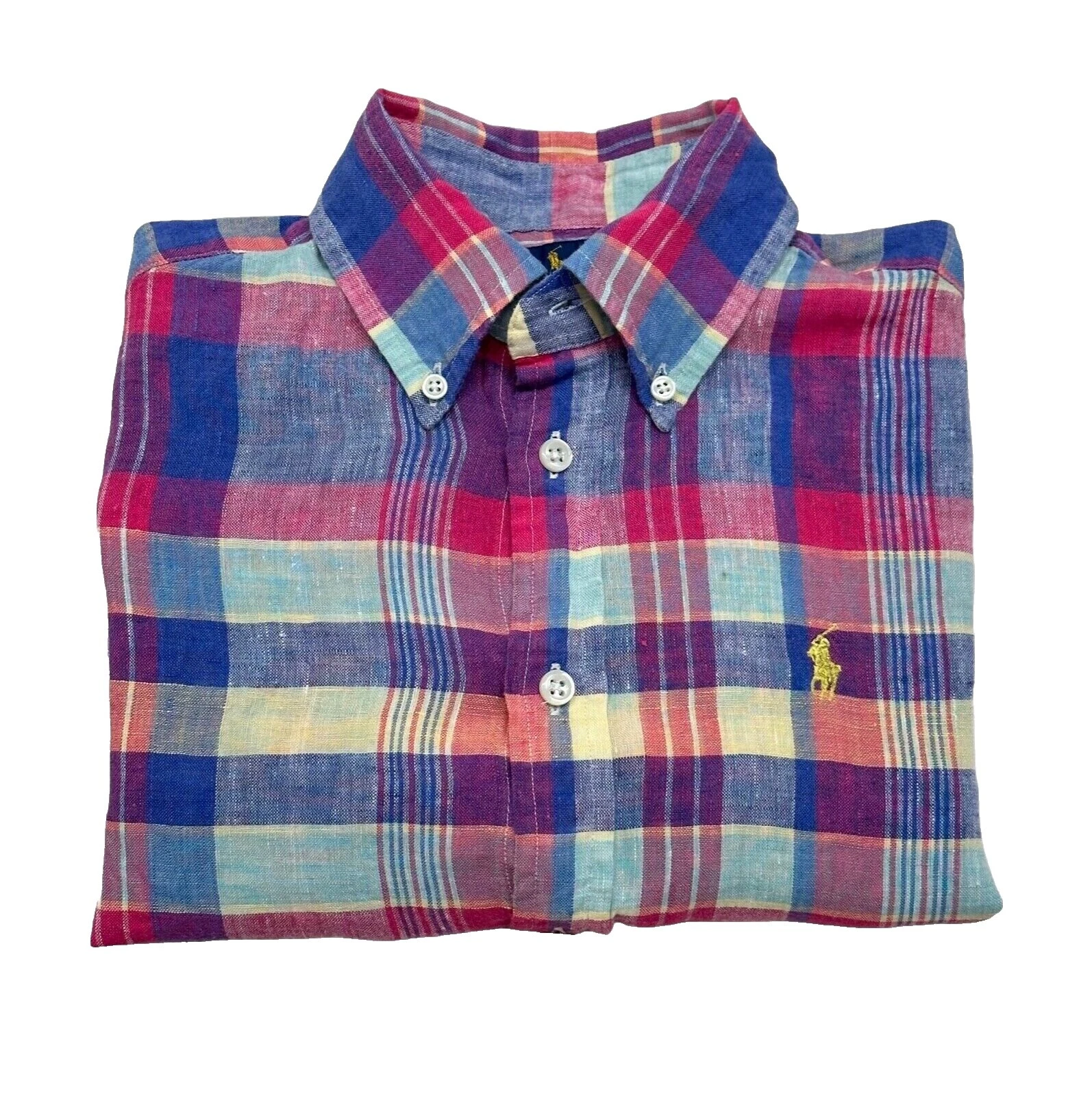 Lauren Ralph Lauren Linen Casual Button-Down Shirts for Men