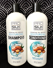 🌺2pz PRO SILK SALON MAROCCHINO ARGAN COCCO IDRATANTE SHAMPOO BALSAMO 32oz