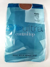 Silkies Ultra Control Top Ultra Sheer Legs Vintage Style 30301 Nude - Large