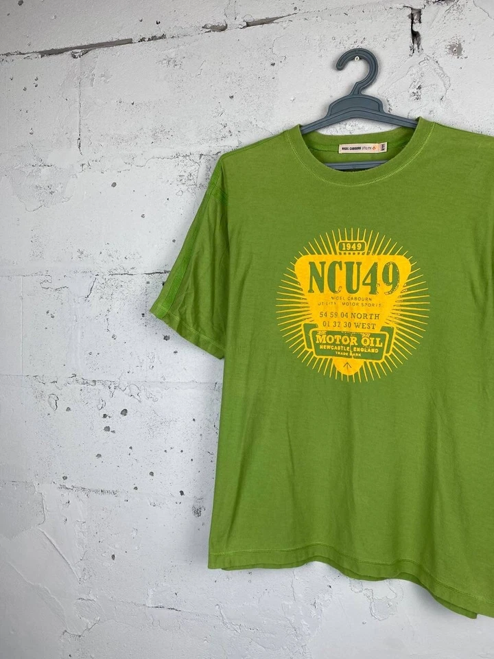 Camiseta japonesa utilitaria Nigel Cabourn camiseta ropa de calle rara talla XL Foto 2 de 4