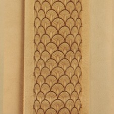 Leather stamp tool for leather craft DIY brass belt roller #8 Dragon scale 